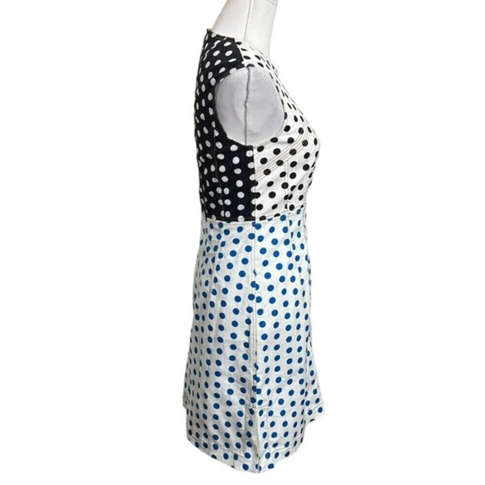 J.W. Anderson Polka Dot Denim Dress Women’s‎ Size 4 Multicolor A-Line Shift - Picture 5 of 13